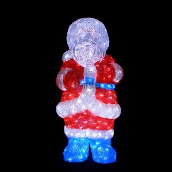 Световая фигура акриловая «Дед Мороз», Ф 66 см