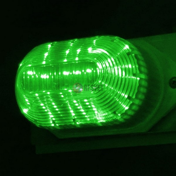 Строб лампа (накладная),  зеленая