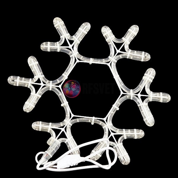 Световая фигура. Светодиодная "Снежинка", 40*40см, синяя