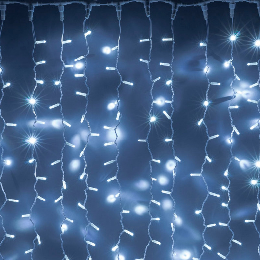 Световой дождь (LED Плей Лайт), 2*6 м, белый 108/109