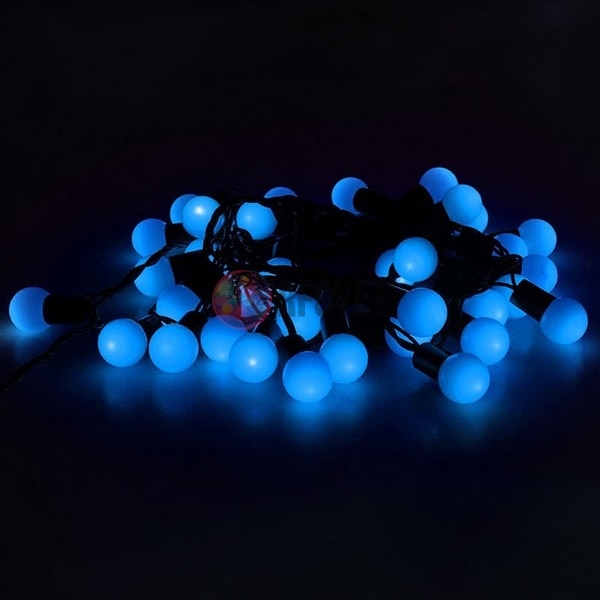 Светодиодная гирлянда Мультишарики, 10м, цвет: синий