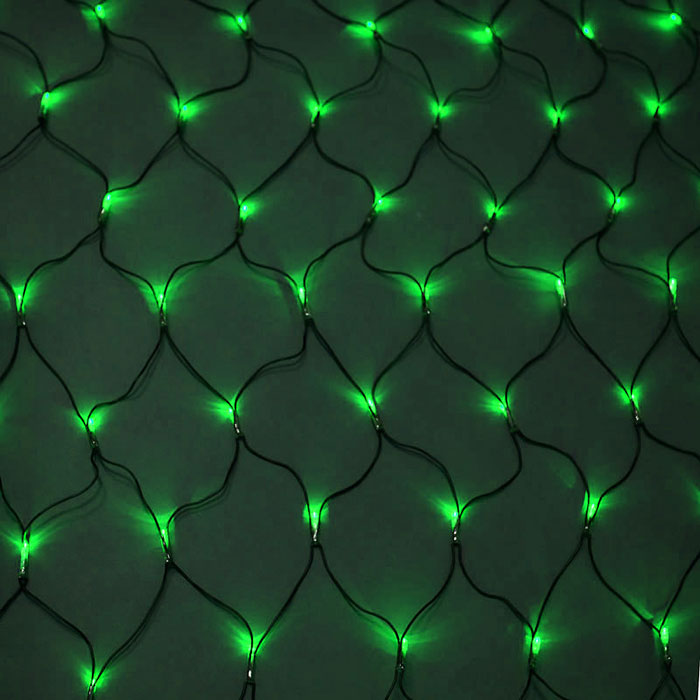 Гирлянда-сеть светодиодная (LED Нет Лайт), 2*3м, зеленая