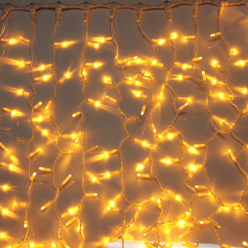 Световой дождь (LED Плей Лайт), 2*6 м, желтый 2135/104
