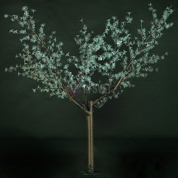 Световое дерево «Сакура», диаметр 1.5 м, высота 1.9 м, 864 лепестка, теплый белый