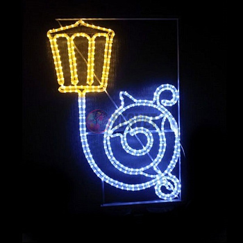 Светодиодная консоль "Фонарь", 97*67 см