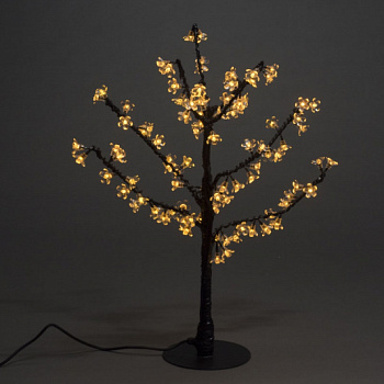 Световой LED Куст вишня 0,8 *0,8 м. 96 диодов, цвет желтый