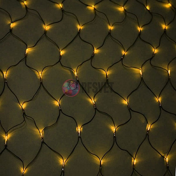 Световая сеть (LED Нет Лайт), 2*2м, желтая