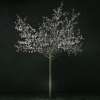 Световое дерево «Сакура», диаметр 2,0 м,высота 2,5 м, 1728 лепестка теплое белое