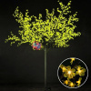 Световое дерево «Сакура», диаметр 2.0 м, высота 2.5 м, 1728 лепестков, желтое
