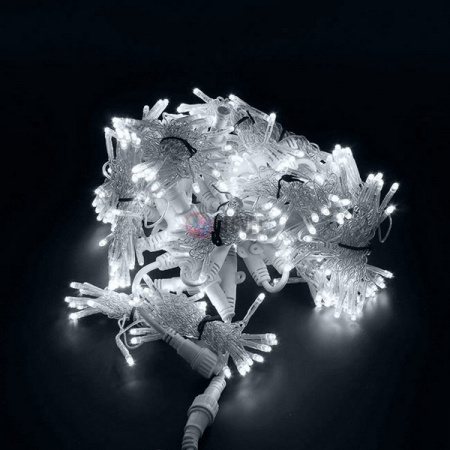 Светодиодный дождь (LED Плей Лайт), 2*9 м, белый, мерцающий