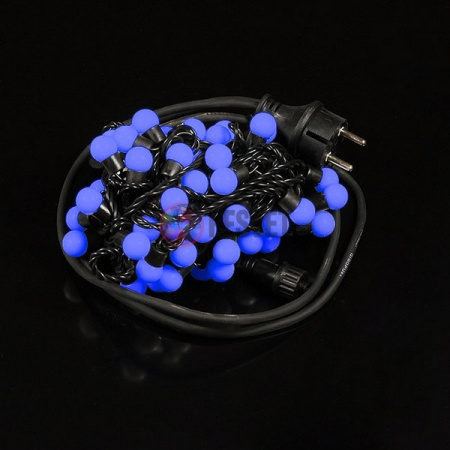 Светодиодная гирлянда Мультишарики, 10м, цвет: синий