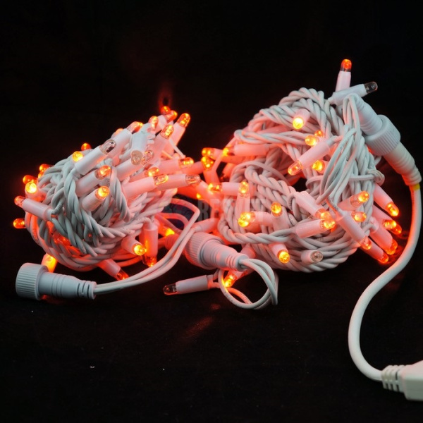Гирлянда-нить LED Стринг Лайт, 10м,24В красная, влагозащищенная Гирлянда-нить LED Стринг Лайт, 10м,24В красная, влагозащищенная