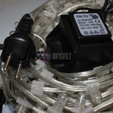 LED Клип Лайт, комплект 30м, Flash, синий