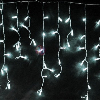 Светодиодная гирлянда-бахрома, 3*0.7м, белая