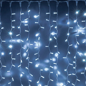 Световой дождь (LED Плей Лайт), 2*9 м, белый 126/127