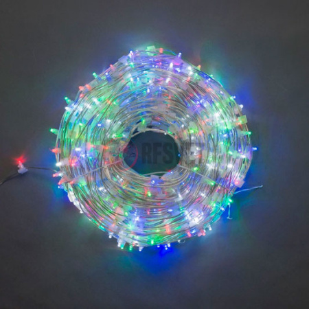 LED Клип Лайт, Flash,100м БЕЗ блока питания ,мульти