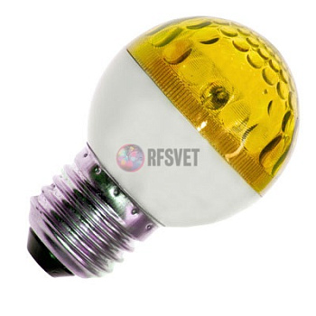 LED Лампа Е27, цвет: желтый, 9 диодов