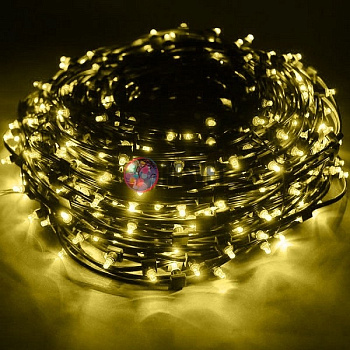 LED Клип Лайт, шаг 150мм, желтый, с трансф.