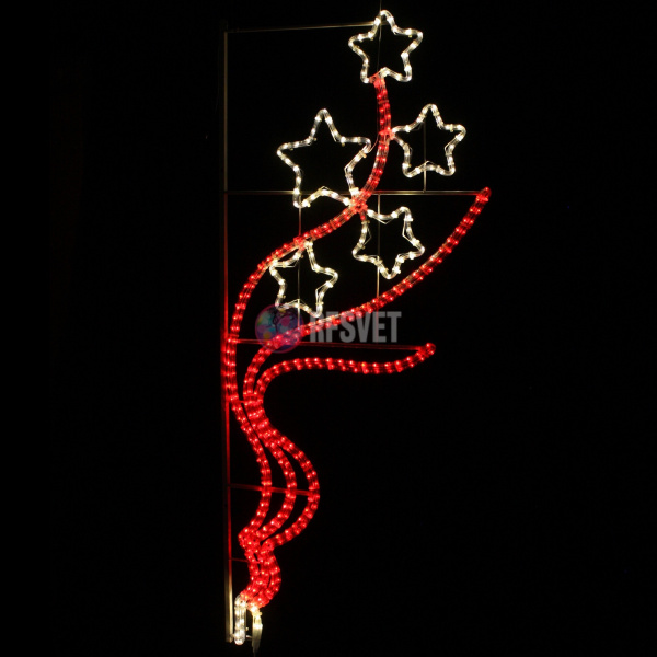 Светодиодная консоль "Звезды Победы" 150*60см