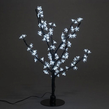Световой LED Куст вишня 0,8 *0,8 м. 96 диодов, цвет белый
