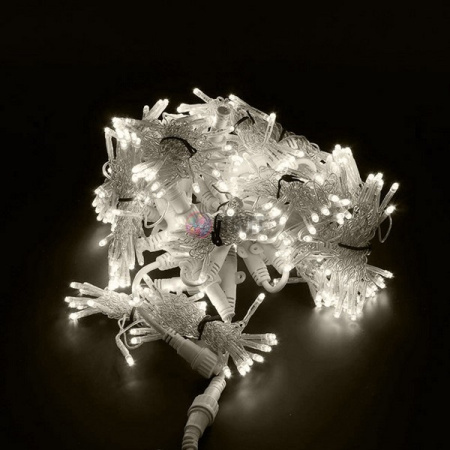 Светодиодный дождь (LED Плей Лайт), 2*1.5 м, теплый белый, мерцающий