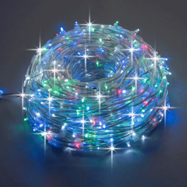 LED Клип Лайт, Flash,100м БЕЗ блока питания ,мульти