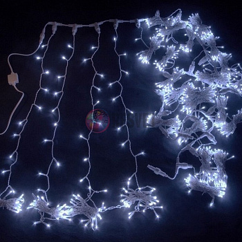Световой дождь (LED Плей Лайт), 2*12м, белый