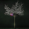 Световое дерево «Сакура», диаметр 2.0 м, высота 2.5 м, 1728 лепестков, белое