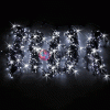 Гирлянда на деревья, 5 нитей по 20 м, с трансф, белый, мерцающий