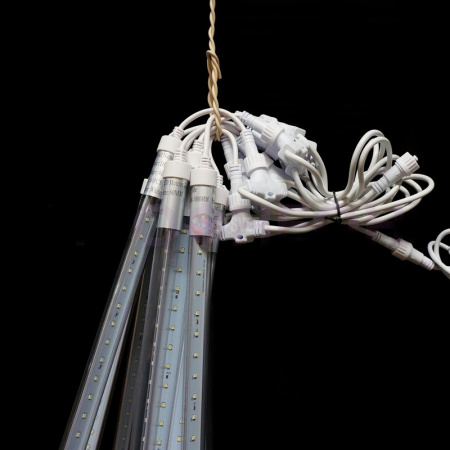 Гирлянда Тающие сосульки, комплект 10 шт. по 80см, цвет белый