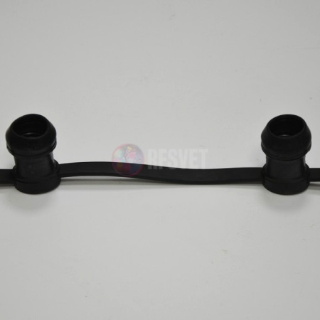 Белт Лайт, 2 жилы , 1 канал, влагозащищенный, черный, шаг 20см, 