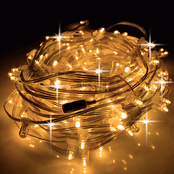 LED Клип Лайт, комплект 30м, Flash, белый теплый