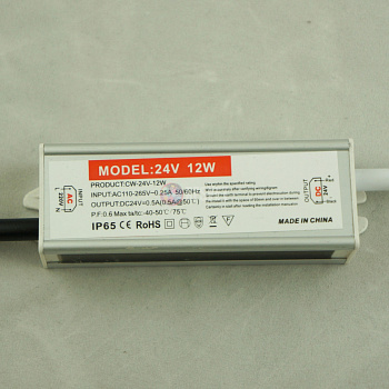 Трансформатор IP67, 12Вт