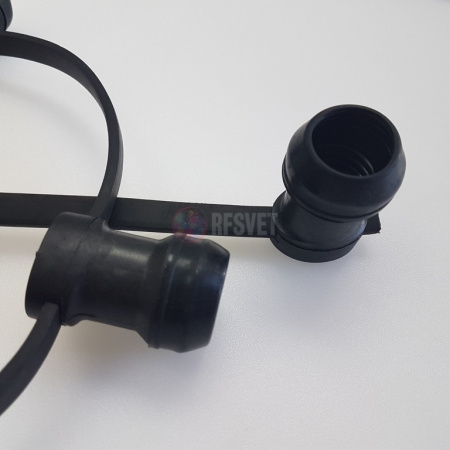 Белт Лайт, 2 жилы , 1 канал, влагозащищенный, черный, шаг 41,5см, 