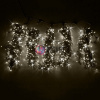 Гирлянда на деревья, 5 нитей по 20 м, с трансф, теплый белый, мерцающий