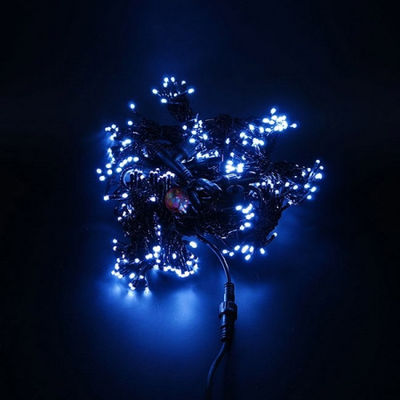 Светодиодный дождь (LED Плей Лайт), 2*9 м, синий, мерцающий