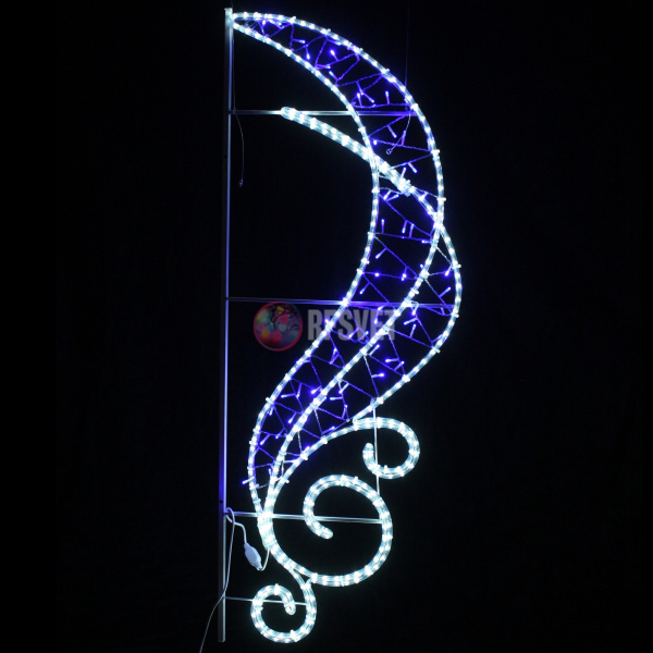 Светодиодная консоль "Волна" 150*55см