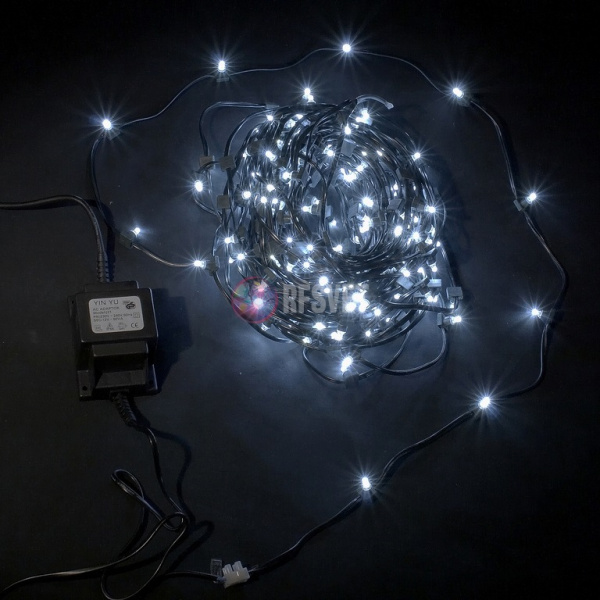 LED Клип Лайт, шаг 15см, белый, с трансф.