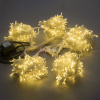 Гирлянда на деревья, 5 нитей по 20 м,   белый теплый FLASH