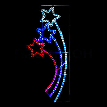 Светодиодная консоль «Триколор», 120 см