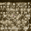 Светодиодный дождь (LED Плей Лайт), 2*9 м, теплый белый, мерцающий