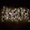 Гирлянда на деревья, 5 нитей по 20 м, с трансф, теплый белый, мерцающий