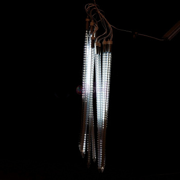 Гирлянда Тающие сосульки, комплект 10 шт. по 80см, цвет белый