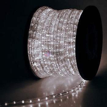 Дюралайт светодиодный трехжильный (чейзинг), 13 мм, теплый белый