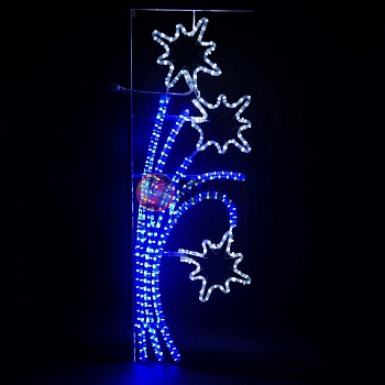 Светодиодная консоль «Букет звезд», 120 см