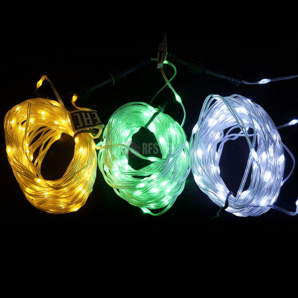 Гирдянда-нить, светодиодная, 24в, цвет желтый