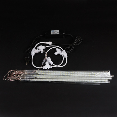 Гирлянда «Тающие сосульки», шлейф 3 м, 10*50 см, белый