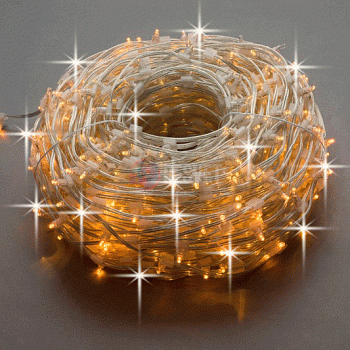 LED Клип Лайт, Flash,100м БЕЗ блока питания , желтый