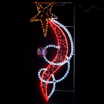 Светодиодная консоль "Комета", 120*50см