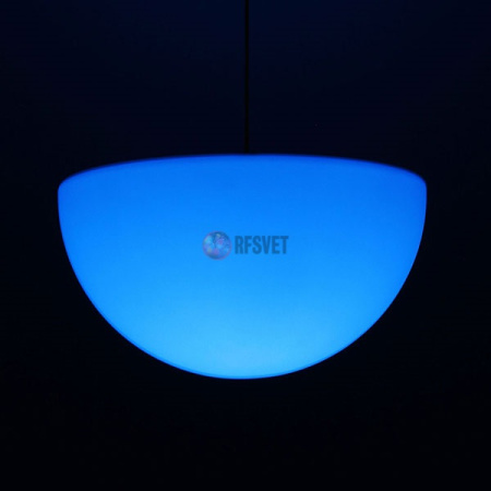 Подвесной одноцветный светильник полусфера 30 см, арт.325В